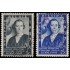 Bélgica 456/57 1937 Concurso inter. de música Eugène Ysaye Reina Elisabeth Usados
