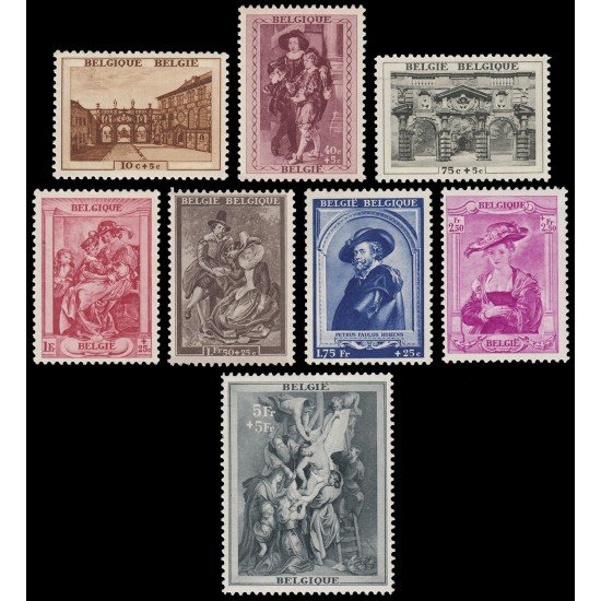 Bélgica 504/11 Por la restauración de la Casa Rubens en Anvers MNH Bélgica 504/11 Por la restauración de la Casa Rubens en Anvers MNH