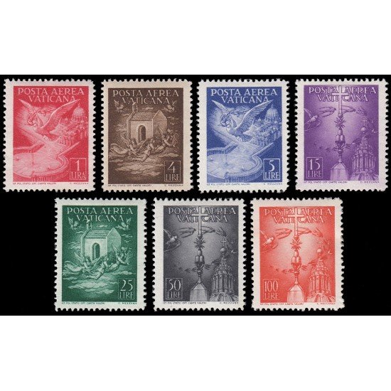 Vaticano Aéreo 9/15 1947 Varios temas MH Vaticano Aéreo 9/15 1947 Varios temas MH