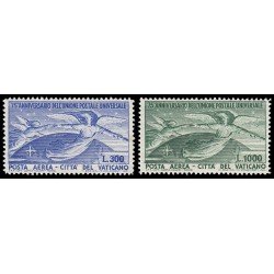 Vaticano Aéreo 18/19 1949 75º Aniversario de la UPU MH Vaticano Aéreo 18/19 1949 75º Aniversario de la UPU MH