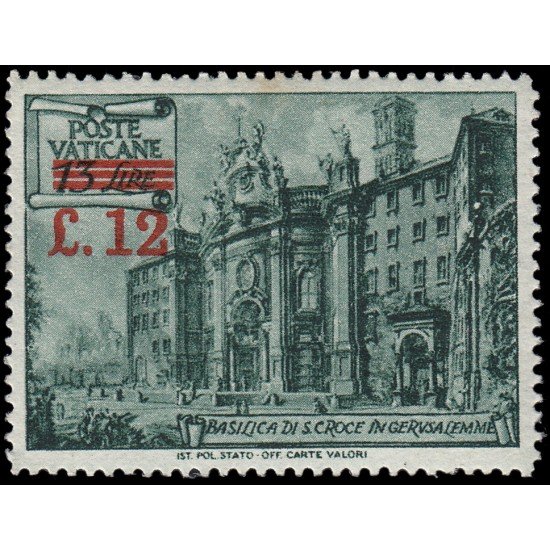 Vaticano 172 1952 Iglesias MNH Vaticano 172 1952 Iglesias MNH