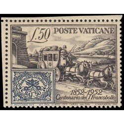 Vaticano 173 1952 Cent del sello en el Vaticano MNH Vaticano 173 1952 Cent del sello en el Vaticano MNH