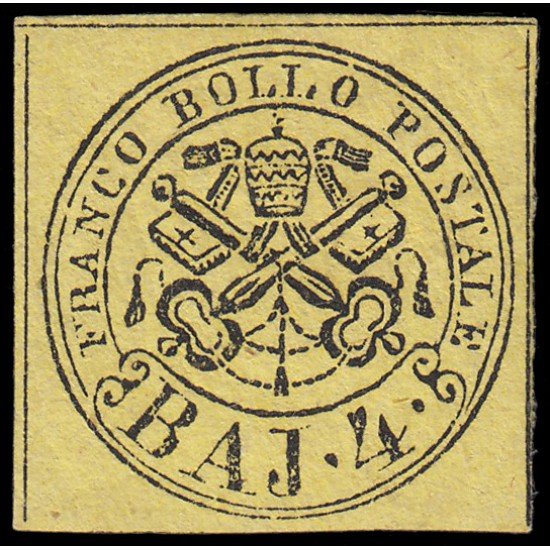Vaticano 5 1852-64 Escudo MH Vaticano 5 1852-64 Escudo MH