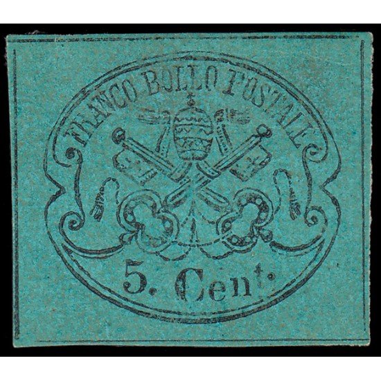 Vaticano 14 1867 Escudo MH Vaticano 14 1867 Escudo MH