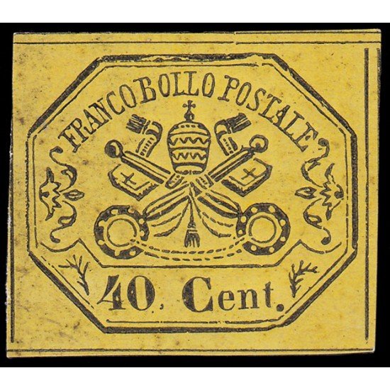Vaticano 17 1867 Escudo MH Vaticano 17 1867 Escudo MH