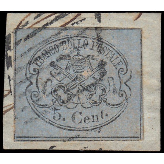 Vaticano 14 1867 Escudo Usado Vaticano 14 1867 Escudo Usado