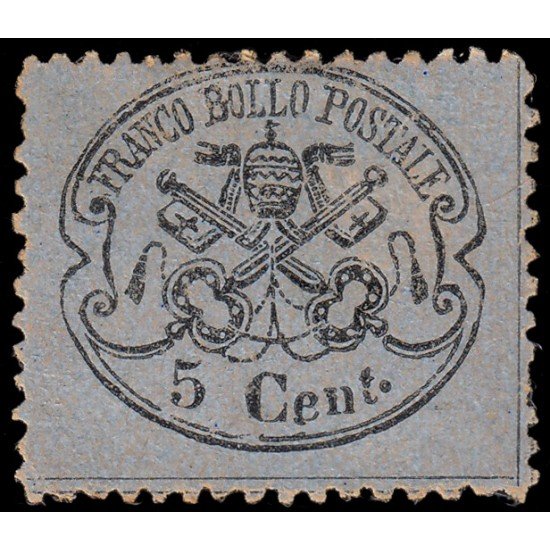 Vaticano 21 1868 Escudo MH Vaticano 21 1868 Escudo MH