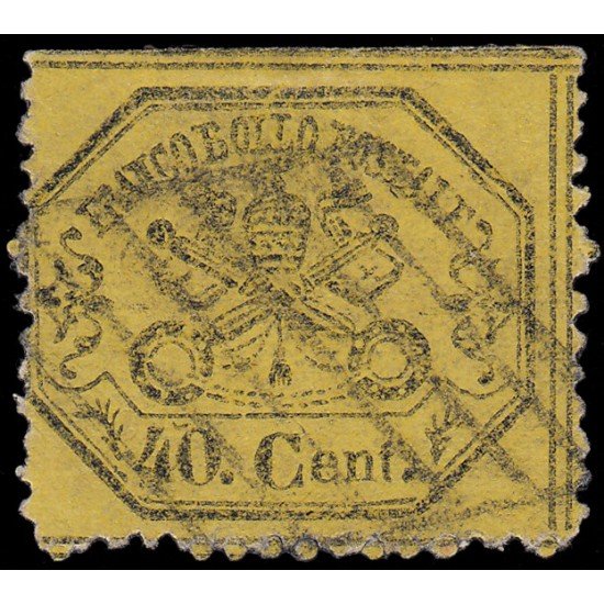 Vaticano 24 1868 Escudo Usados Vaticano 24 1868 Escudo Usados