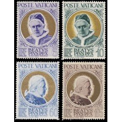 Vaticano 163/66 1951 Beatificación del Papa Pío X Religión MNH Vaticano 163/66 1951 Beatificación del Papa Pío X Religión MNH