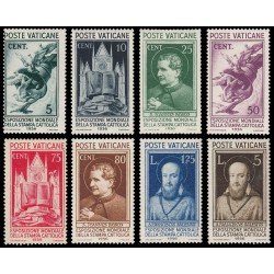 Vaticano 72/79 1936 Exposición mundial de la prensa católica MNH Vaticano 72/79 1936 Exposición mundial de la prensa católica MNH