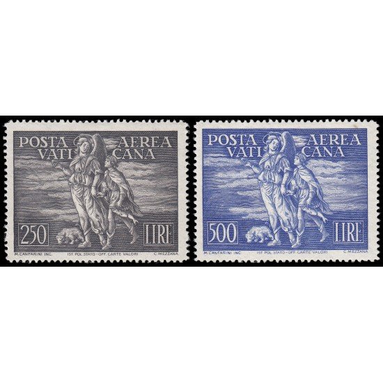 Vaticano Aéreo 16/17 1948 Toby y el Arcángel Rafael MNH