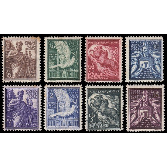 Vaticano Aéreo 1/8 1938 Varios temas MH Vaticano Aéreo 1/8 1938 Varios temas MH