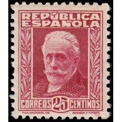 España Spain 667 1932 Personajes famosos Pablo Iglesias MNH España Spain 667 1932 Personajes famosos Pablo Iglesias MNH