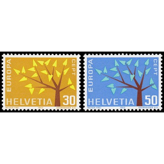 Suiza Switzerland 698/99 1962 Europa MNH Suiza Switzerland 698/99 1962 Europa MNH