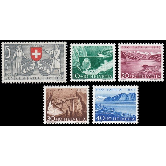 Suiza Switzerland 531/35 1953 Pro patria MNH Suiza Switzerland 531/35 1953 Pro patria MNH