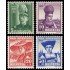 Suiza Switzerland 344/47 1939 Pro juventud  General Hans Herzog MNH