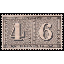 Suiza Switzerland 384 1943 Centenario del sello de Zurich MNH Suiza Switzerland 384 1943 Centenario del sello de Zurich MNH
