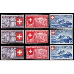 Suiza Switzerland 320/28 Exposición nacional Suiza MNH Suiza Switzerland 320/28 Exposición nacional Suiza MNH