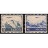 Suiza Switzerland A-42/43 1948 Avión sobre paisajes MNH