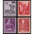 Suiza Switzerland 612/15 1958/59 Serie histórica MNH