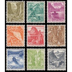 Suiza Switzerland 289/97 1936 Paisajes MH Suiza Switzerland 289/97 1936 Paisajes MH