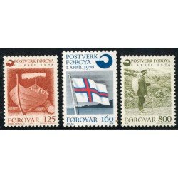 Feroe 15/17 1976 Serie postal autónoma Lujo Feroe 15/17 1976 Serie postal autónoma Lujo