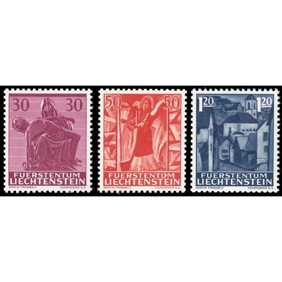 Liechtenstein 370/72 1962 Navidad MNH
