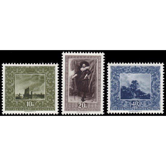 Liechtenstein 263/65 1951 Pinturas de la Pinacoteca del Príncipe, Vaduz (II) MNH Liechtenstein 263/65 1951 Pinturas de la Pinacoteca del Príncipe, Vaduz (II) MNH