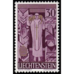 Liechtenstein 342 1959 Papa Pío XII MNH Liechtenstein 342 1959 Papa Pío XII MNH
