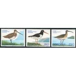 FAU1/S Islas Feroe 22/24 1977 Aves de las islas Feroe Lujo FAU1/S Islas Feroe 22/24 1977 Aves de las islas Feroe Lujo