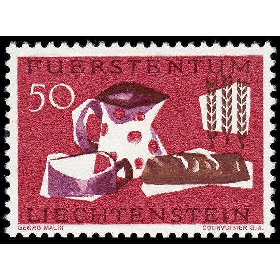Liechtenstein 382 1963 Campaña Libre de Hambre MNH Liechtenstein 382 1963 Campaña Libre de Hambre MNH