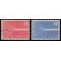 Suiza Switzerland  595/96 1957 Europa Usados