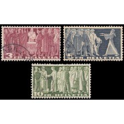 Suiza Switzerland 313/15 1938 Serie histórica Federación Suiza Usados Suiza Switzerland 313/15 1938 Serie histórica Federación Suiza Usados