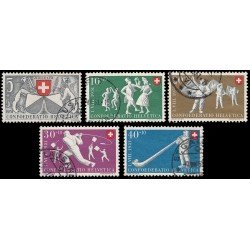 Suiza Switzerland 507/11 1951 Sexto centenario de la entrada de Zurich en la Confederación Usados