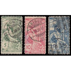 Suiza Switzerland 86/88 1900 25 aniv. de la U.P.U Usados Suiza Switzerland 86/88 1900 25 aniv. de la U.P.U Usados