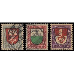 Suiza Switzerland 173/75 1919 Pro Juventud Usados Suiza Switzerland 173/75 1919 Pro Juventud Usados