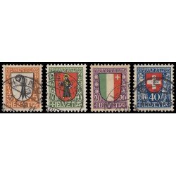 Suiza Switzerland 192/95 1923 Pro Juventud  Usados