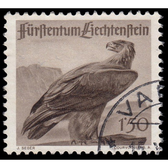 Liechtenstein 230 1947 Fauna Águila Usados Liechtenstein 230 1947 Fauna Águila Usados