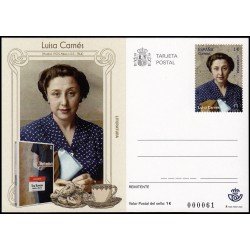 España Spain Entero Postal ( tarjeta ) 195 2024 Luisa Carnés Literatura