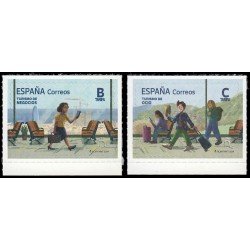 España Spain 5716/17 2024 Turismo Autoadhesivos Tarifa B Tarifa C