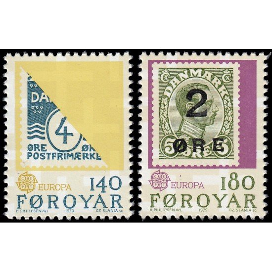 Feroe 37/38 1979 Europa MNH