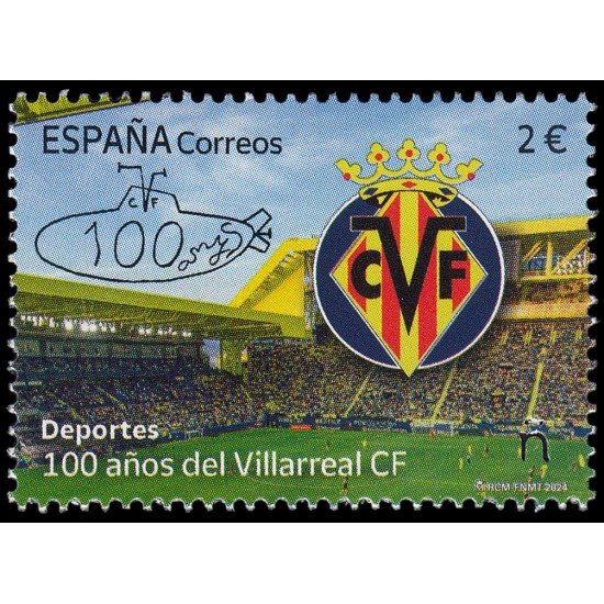 España Spain 5730 2024 Deportes 100 años del Villarreal CF MNH España Spain 5730 2024 Deportes 100 años del Villarreal CF MNH