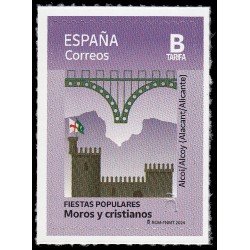 España Spain 5738 2024 Fiestas popularres Moros y cristianos Alcoy Autoadhesivos Tarifa B España Spain 5738 2024 Fiestas popularres Moros y cristianos Alcoy Autoadhesivos Tarifa B