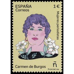 España Spain 5751 2024 Mujeres periodistas Carmen de Burgos MNH España Spain 5751 2024 Mujeres periodistas Carmen de Burgos MNH