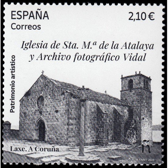 España Spain 5756 2024 Patrimonio artístico Iglesia de Santa María de la Atalaya A Coruña MNH España Spain 5756 2024 Patrimonio artístico Iglesia de Santa María de la Atalaya A Coruña MNH