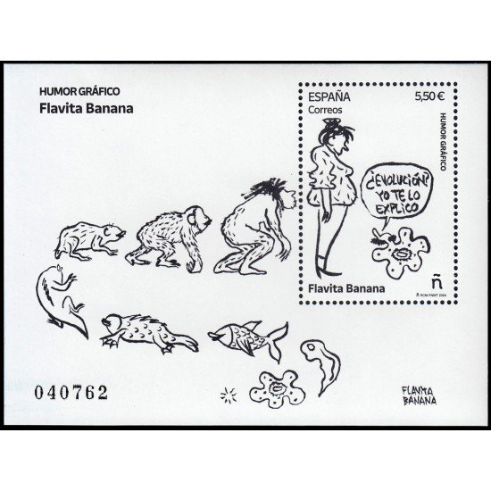 España Spain 5762 2024 Humor gráfico Flavita Banana Hojita MNH España Spain 5762 2024 Humor gráfico Flavita Banana Hojita MNH