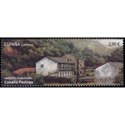 España Spain 5767 2024 Arquitectura rural Cabaña Pasiega MNH España Spain 5767 2024 Arquitectura rural Cabaña Pasiega MNH