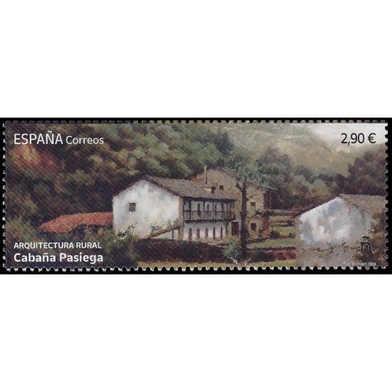 España Spain 5767 2024 Arquitectura rural Cabaña Pasiega MNH España Spain 5767 2024 Arquitectura rural Cabaña Pasiega MNH