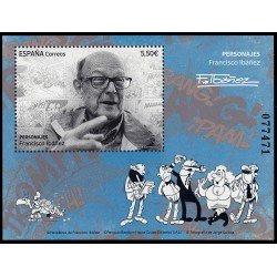 España Spain 5765 2024 Personajes Francisco Ibáñez Hojita MNH España Spain 5765 2024 Personajes Francisco Ibáñez Hojita MNH