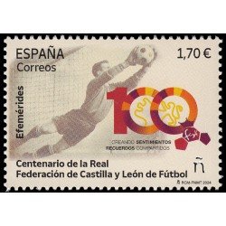 España Spain 5771 2024 Efemérides Centenario de la Real Federación de Castilla y León de Fútbol MNH España Spain 5771 2024 Efemérides Centenario de la Real Federación de Castilla y León de Fútbol MNH